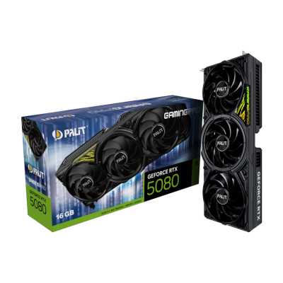 Palit nVidia GeForce RTX 5080 GamingPro V1 16Gb NE75080019T2-GB2031Y