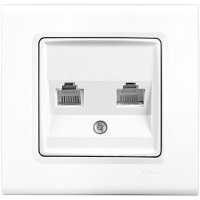 розетка компьютерная/телефонная Panasonic Linnera S 91400035-RU