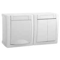розетка силовая Panasonic Pacific WPTC48032WH-RU