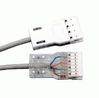 патч-корд Hyperline PC-110-110-4P-C5e-1M-GY