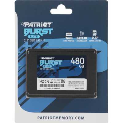 Patriot Burst Elite 480Gb PBE480GS25SSDR