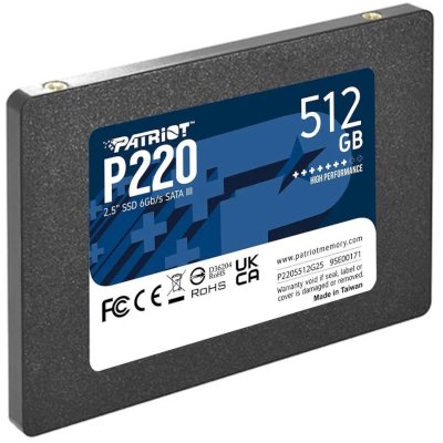 SSD диск Patriot P220 512Gb P220S512G25