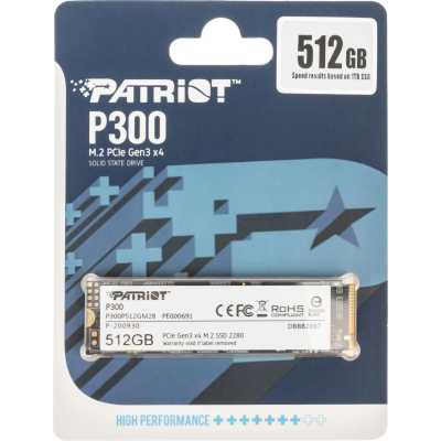 SSD диск Patriot P300 512Gb P300P512GM28