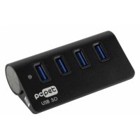 разветвитель USB PC PET BW-U3058A Aluminium black