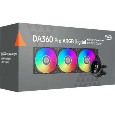 кулер PCcooler DA360 Pro ARGB Digital Black