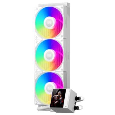 PCcooler DC360 Pro ARGB Display White