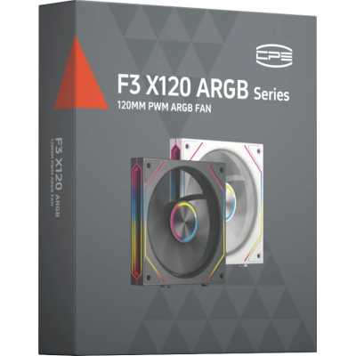 кулер PCcooler F3 X120 White ARGB