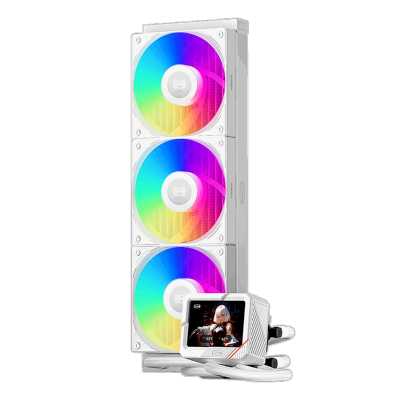PCcooler GT360 ARGB Display White