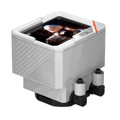 PCcooler GT360 ARGB Display White