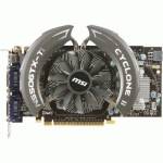 PCI-Ex 1024Mb MSI N550GTX-Ti Cyclone II 1GD5/OC