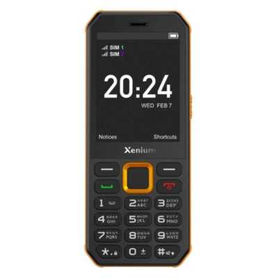 мобильный телефон Philips Xenium X300 Black-Orange