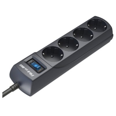 сетевой фильтр Pilot m-MAX 1.8m Black