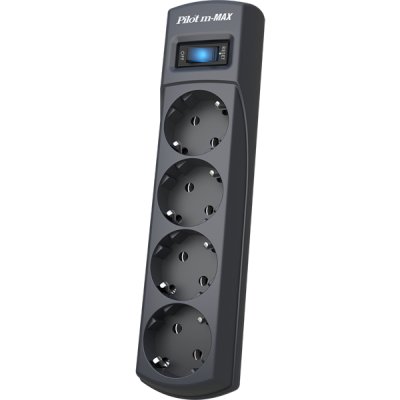 сетевой фильтр Pilot m-MAX 10m Black