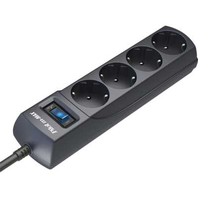 сетевой фильтр Pilot m-MAX 10m Black