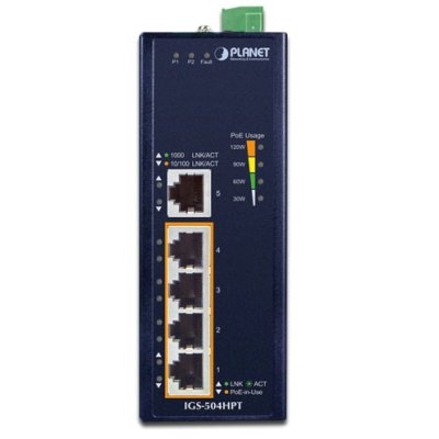 коммутатор Planet IGS-504HPT
