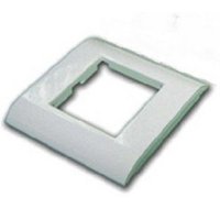 пластиковая накладка на цоколь Lanmaster LAN-FR45x45-WH