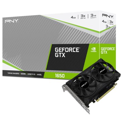 видеокарта PNY nVidia GeForce GTX 1650 4Gb VCG16504D6DFPPB