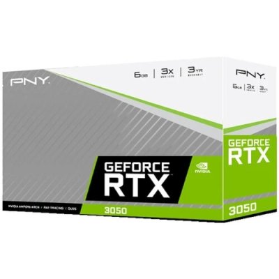 видеокарта PNY nVidia GeForce RTX 3050 Verto 6Gb VCG30506DFXPB1