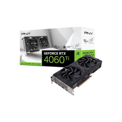 PNY nVidia GeForce RTX 4060 Ti Vetro Dual Fan 8Gb VCG4060T16DFXPB1