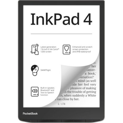 электронная книга PocketBook 743G Ink Pad 4 Stardust Silver PB743G-U-WW