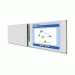 интерактивная доска Polyvision eno flex 2820A+две металло-керамические белые и зеленые поверхности на рельсовой системе