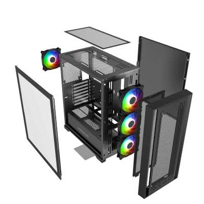 корпус PowerCase ByteFlow Black