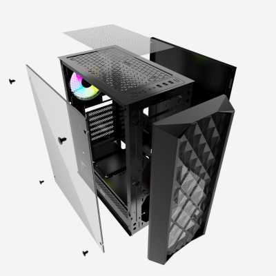 корпус PowerCase Diamond Mesh LED