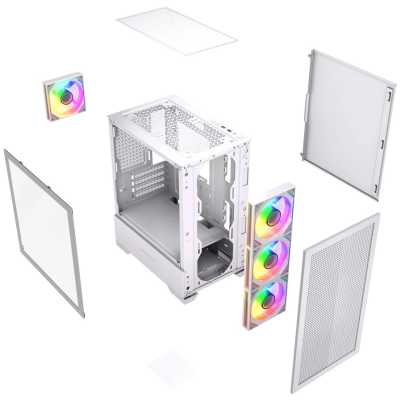 PowerCase Mistral Micro B315W White