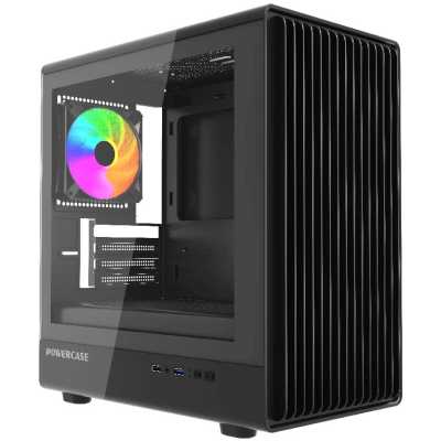 корпус PowerCase Mistral Micro C4B ARGB Black