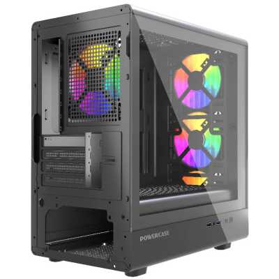 PowerCase Mistral Micro C4B ARGB Black