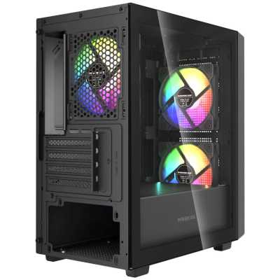 PowerCase Mistral Micro SM04 ARGB Black