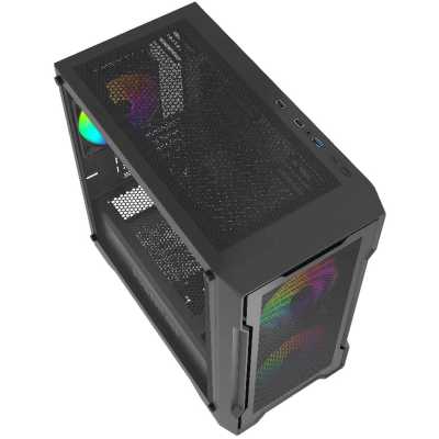 PowerCase Mistral Micro X3B ARGB Black