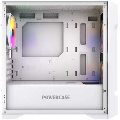 PowerCase Mistral Micro X3W ARGB White