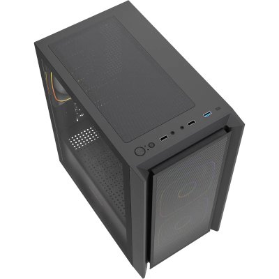 PowerCase Mistral SM03 ARGB Black
