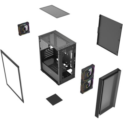 корпус PowerCase Mistral SM03 ARGB Black