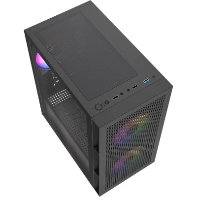 PowerCase Mistral SM05 ARGB Black