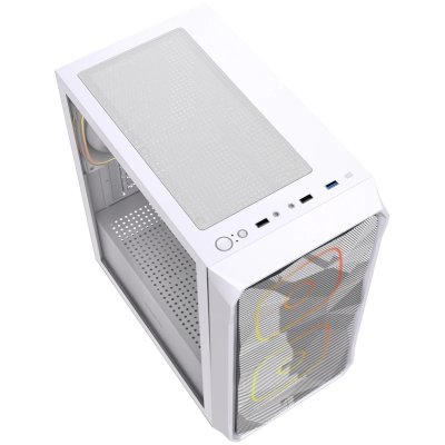 PowerCase Mistral SM06 ARGB White