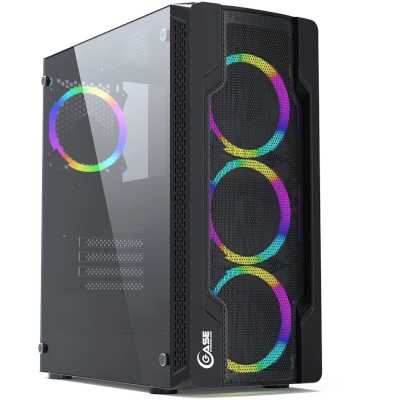 корпус PowerCase Mistral X4 Mesh LED Black