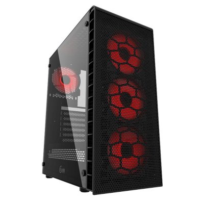 PowerCase Mistral Z4 Mesh LED Black