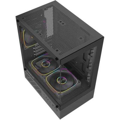 PowerCase Vision Micro M1 ARGB Black