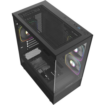 PowerCase Vision Micro M2 ARGB Black