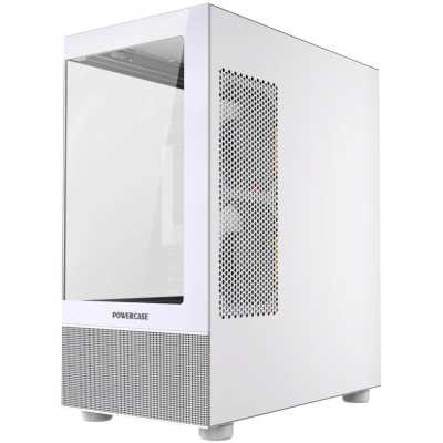 корпус PowerCase Vision Micro M2 ARGB White