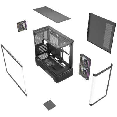 PowerCase Vision Micro M6B Black