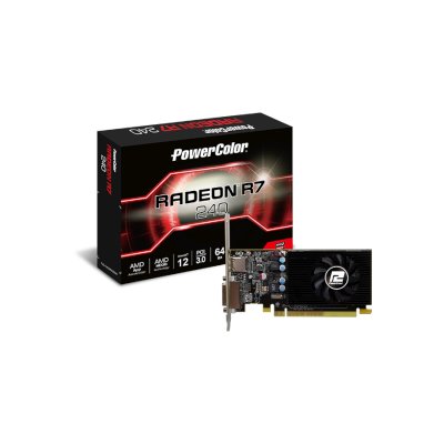 PowerColor AMD Radeon R7 240 2Gb AXR7 240 2GBD5-HLEV2