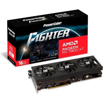 PowerColor AMD Radeon RX 7800 XT 16Gb RX 7800 XT 16G-F/OC