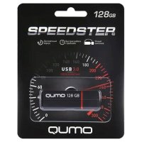 флешка Qumo 128GB QM128GUD3-SP-black