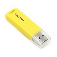 флешка Qumo 16GB QM16GUD-TRP-Yellow