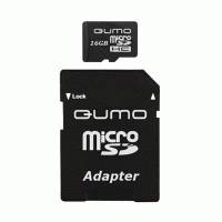 карта памяти Qumo 16GB Class10 QM16MICSDHC10