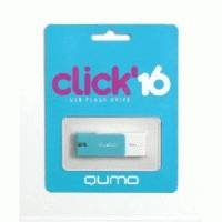 флешка Qumo 16GB Click QM16GUD-CLK-Azure