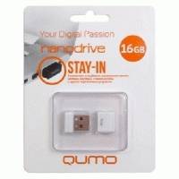 флешка Qumo 16GB QM16GUD-NANO-W